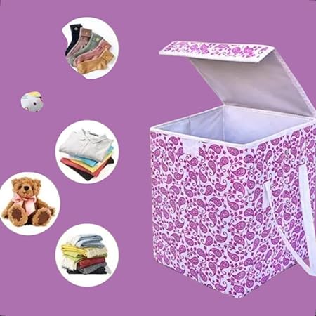 Foldable Laundry Basket/Storage Box (Pack of 2)
