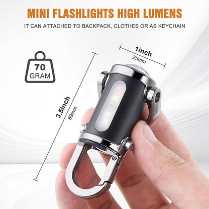 🔦 Rechargeable Mini Keychain Flashlight – Ultra Bright, Ultra Compact!