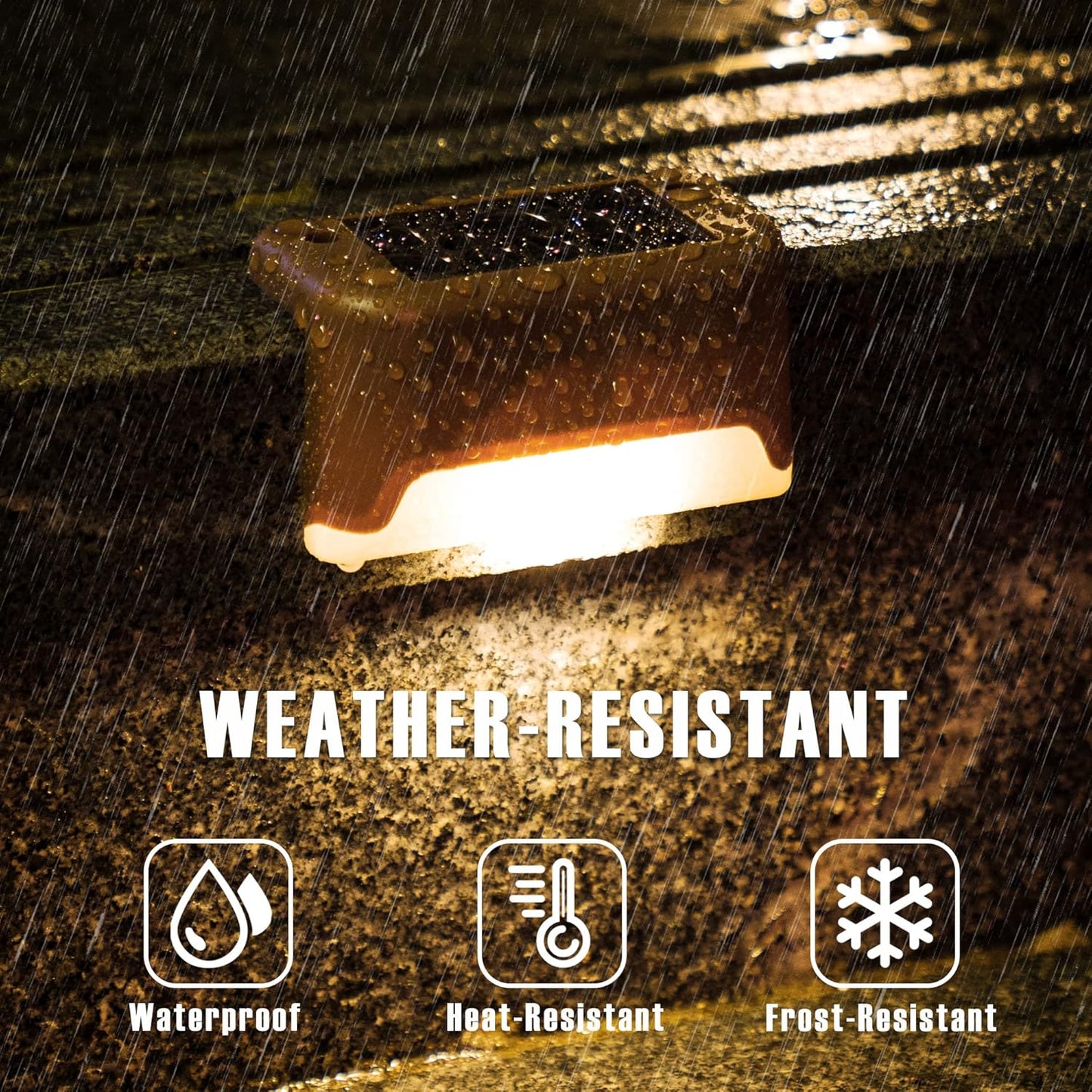 🌟 Radiant Solar Deck Lights – Light Up Your Outdoors Beautifully!