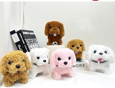 Walking Bunny Toy with Sounds Jumping Dog Wiggling Ears Twitching Mouth and Nose