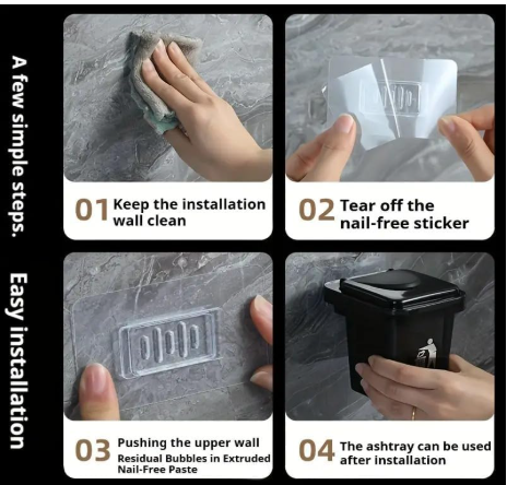 Stainless Steel Multipurpose Use Mini Dustbin & Ashtray