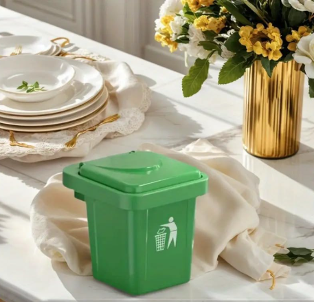 Stainless Steel Multipurpose Use Mini Dustbin & Ashtray