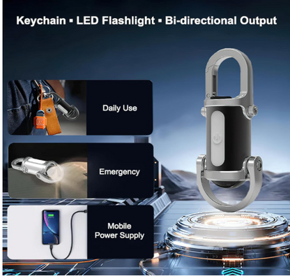 🔦 Rechargeable Mini Keychain Flashlight – Ultra Bright, Ultra Compact!