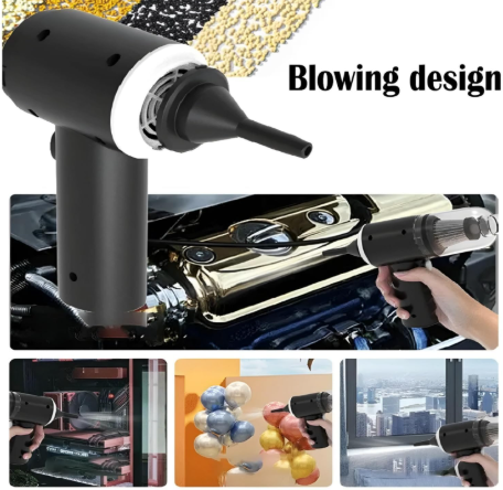 💨 3-in-1 Powerful Cordless Air Duster & Mini Vacuum Cleaner